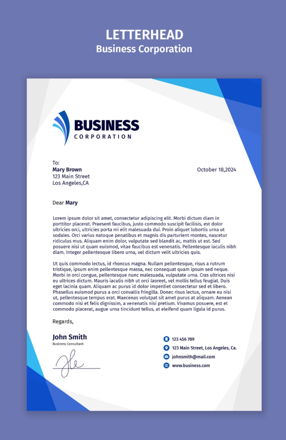 Letterhead- Designing