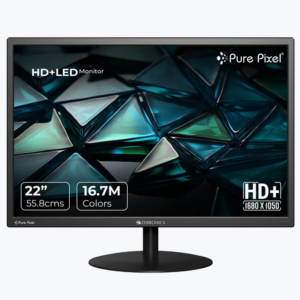 ZEBRONICS LED, 22 Inch (55.8cm) LED Monitor, Dual HDMI & VGA Input